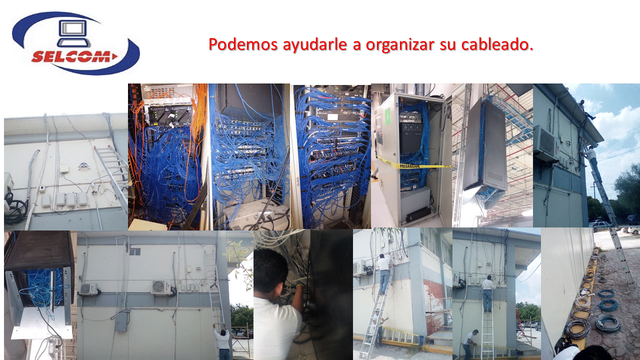Organización o desinstalación de cableado