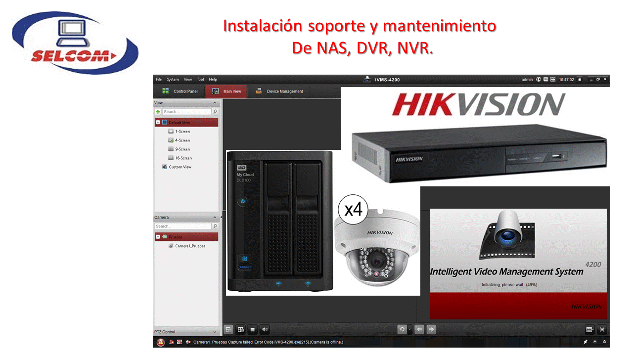 Sistemas NAS, DVR NVR