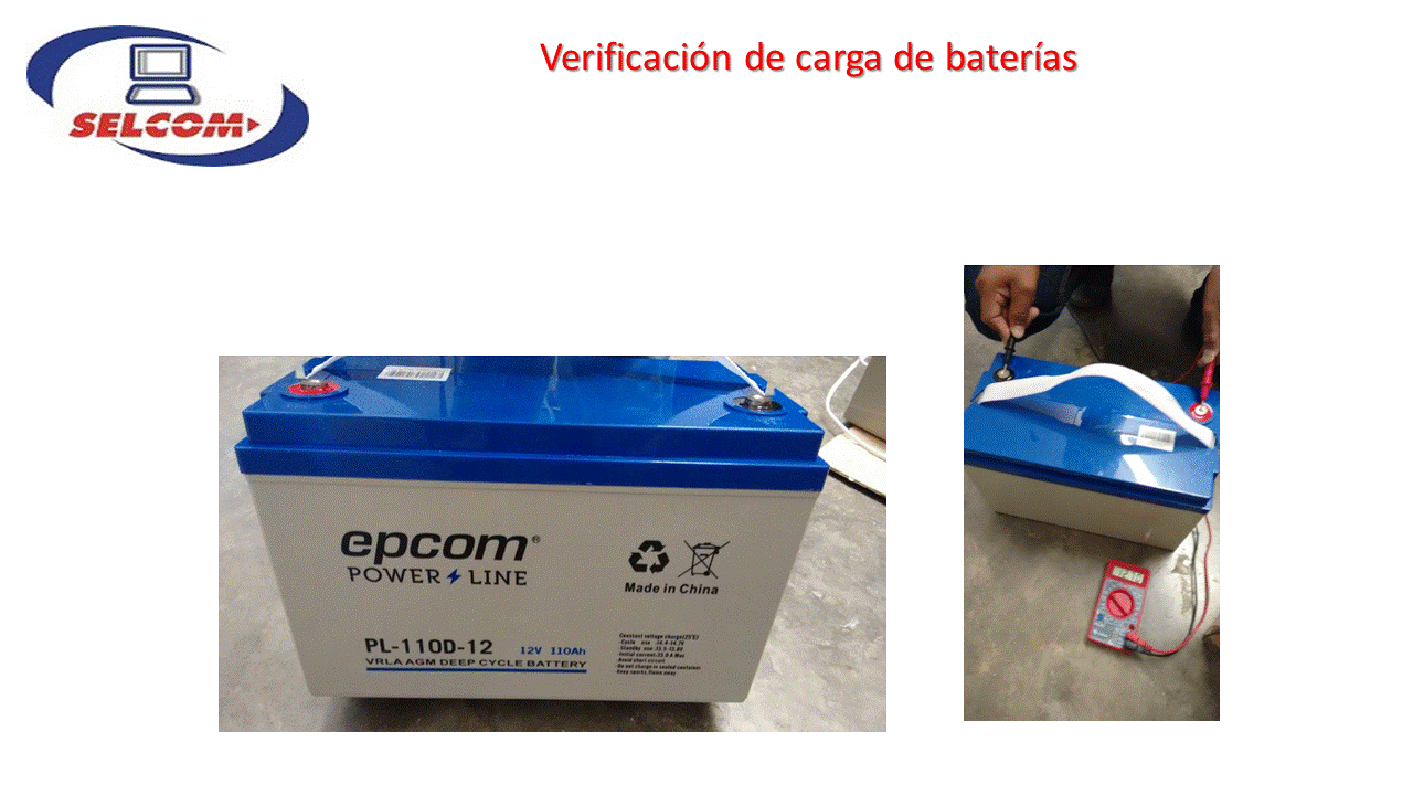 Verificación de Carga de Baterías