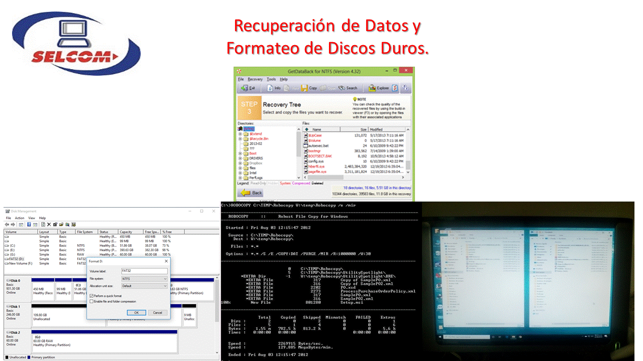 Recuperación de Datos y Formateo