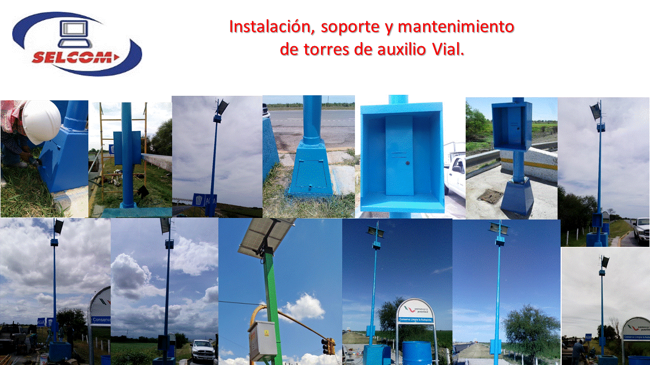 Soporte a Torres de Auxilio Vial